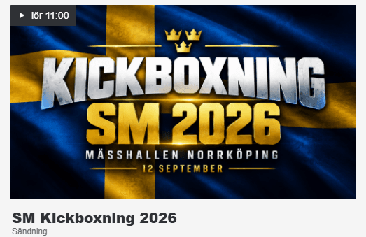 Svenska Mästerskapen 2026 – viktig information inför SM